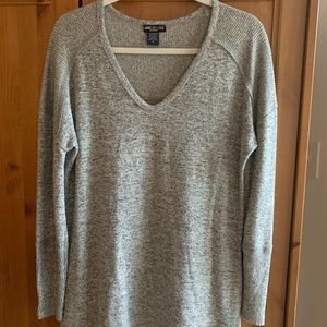 Gray and black heathered Game of Love sweater M